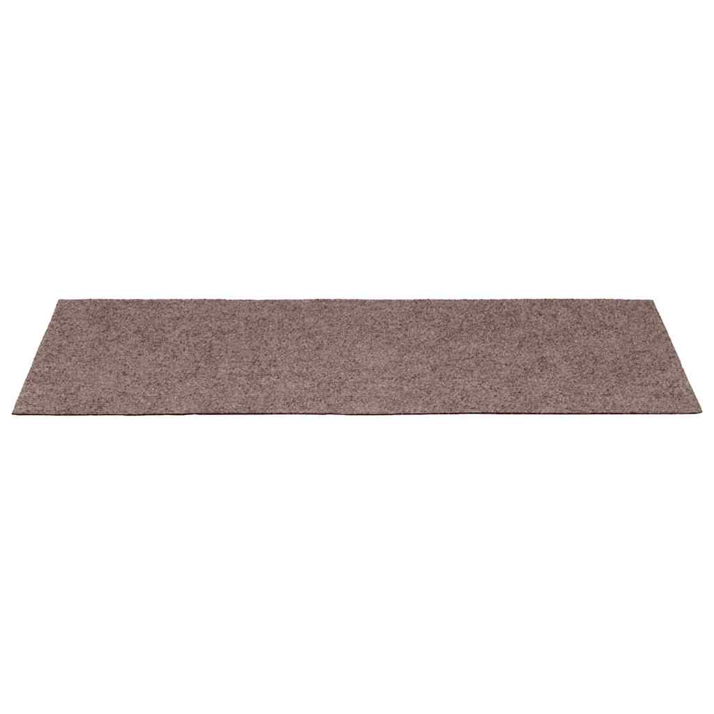 Stufenmatten Selbstklebend 15 Stk. 65x21x4 cm Hellbraun Rechteckiger Rand