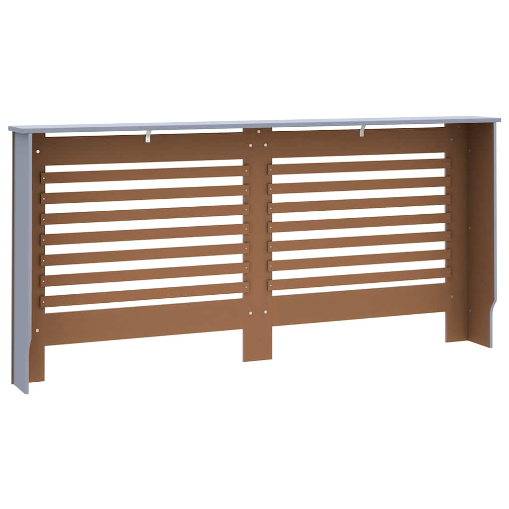 Heizkörperabdeckung Weiß 112×19×81,5 cm MDF