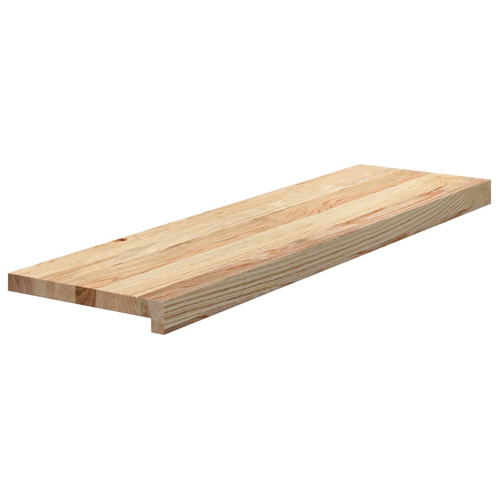 Treppenstufen 4 Stk. Unbehandelt 70x25x2 cm Massivholz Eiche