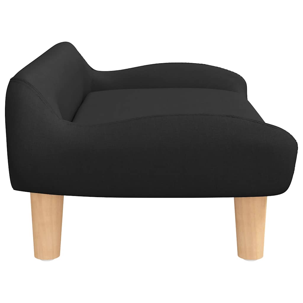 Kindersofa Creme 70x40x24 cm Stoff