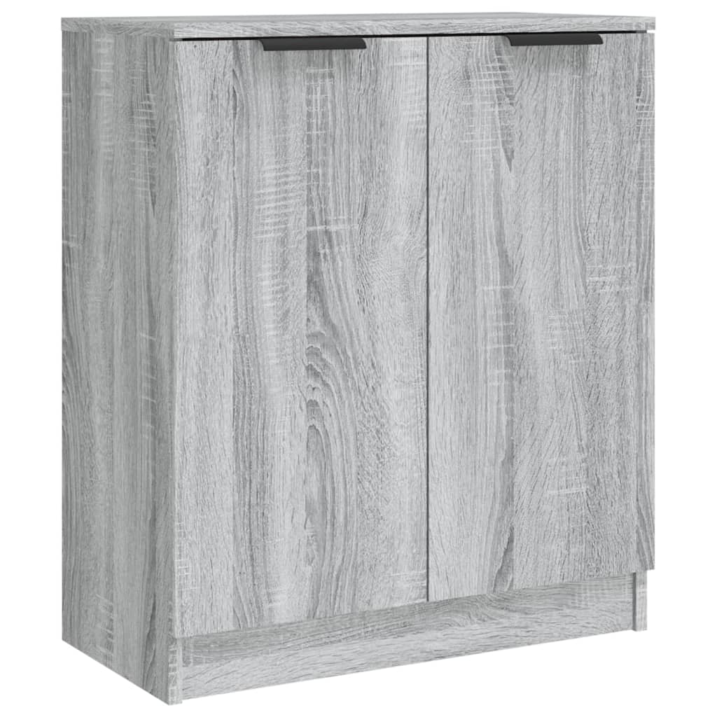 3-tlg. Sideboards Weiß Holzwerkstoff