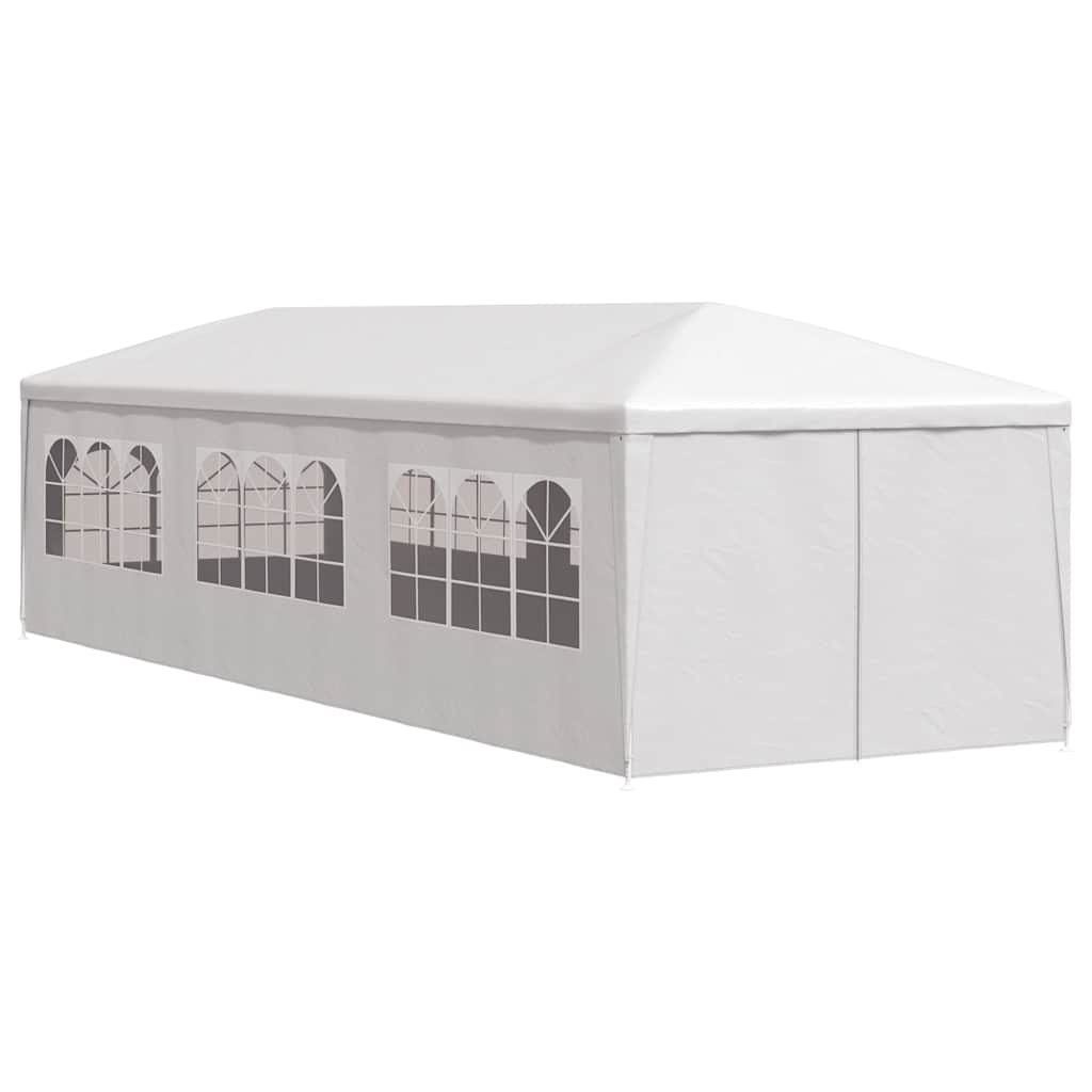 Party-Zelt 400 x 300 x 255 cm Rot PE und Stahl