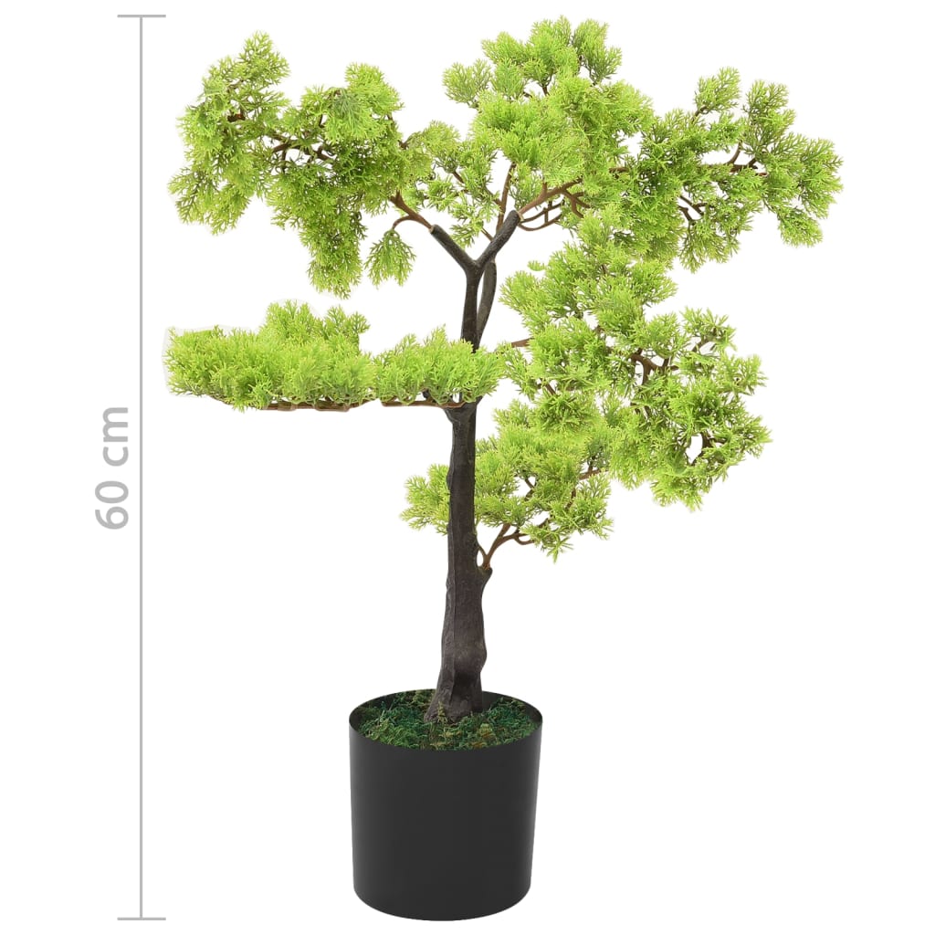 Künstlicher Bonsai Pinus mit Topf 60 cm Grün