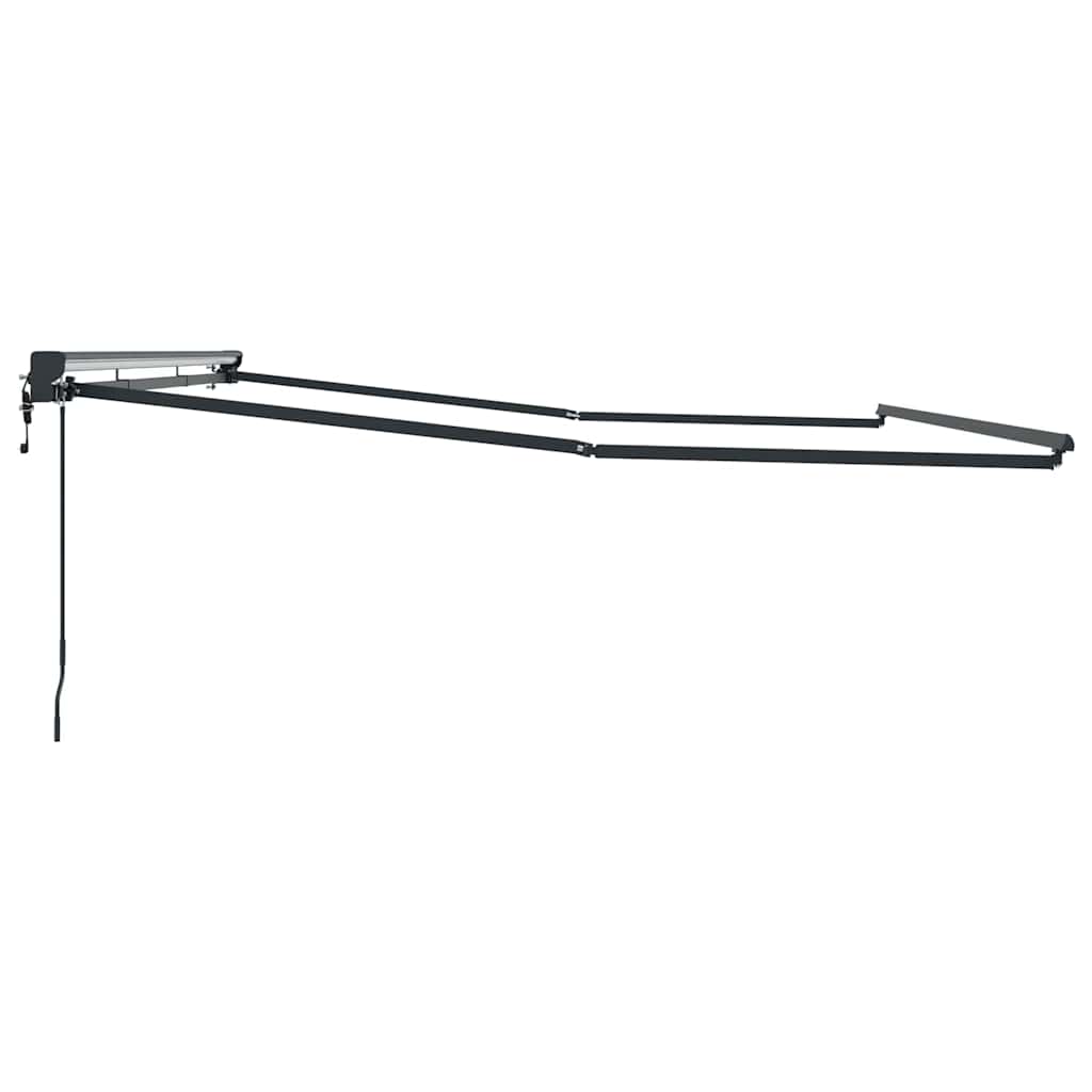 Markisenrahmen Verstellbar Weiß 2,5 x 2 m Stahl