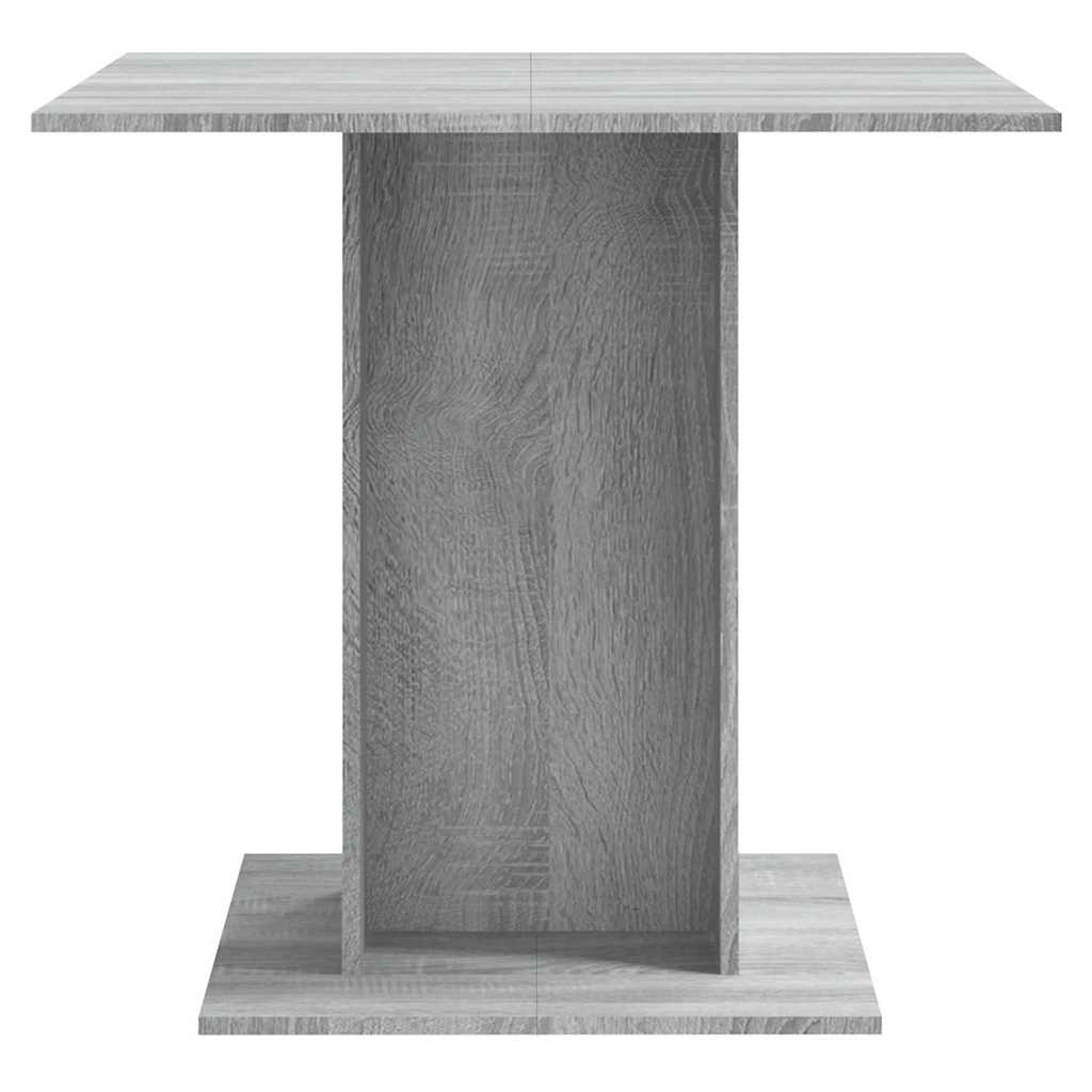 Esstisch Weiß 80x80x75 cm Holzwerkstoff