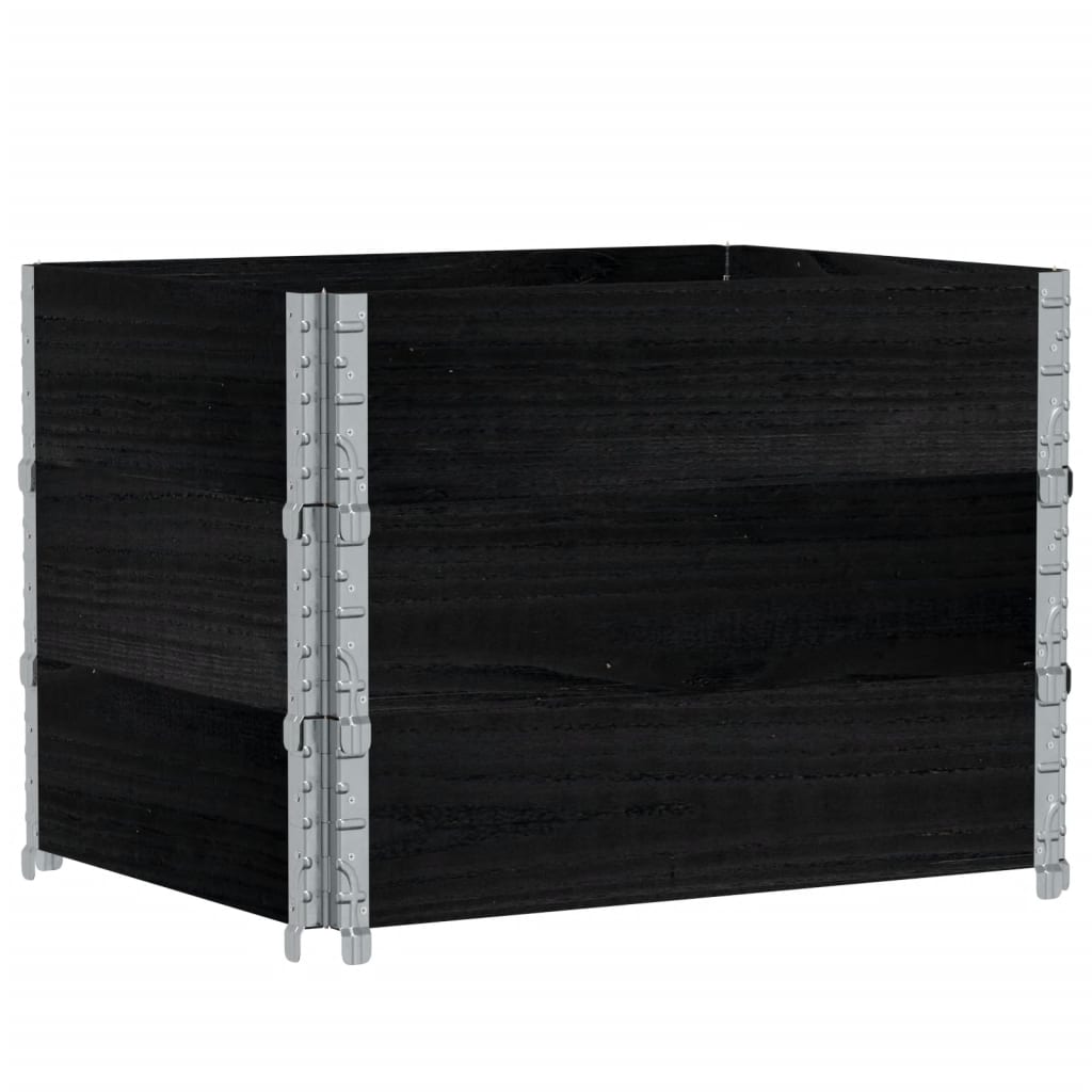 Pflanzkasten Grau 150x100 cm Massivholz Kiefer