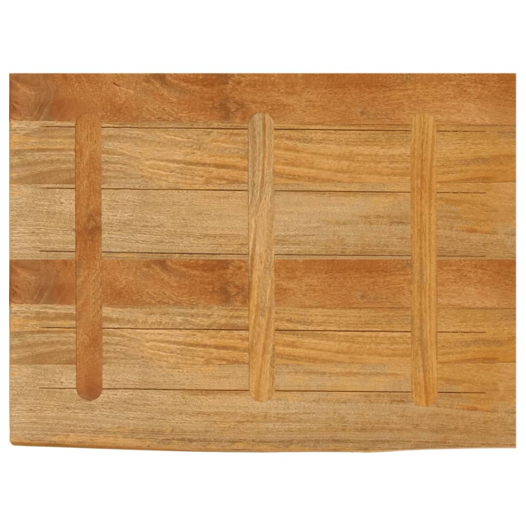 Wandregal 40x20x2,5 cm Rechteckig Massivholz Akazie Baumkante