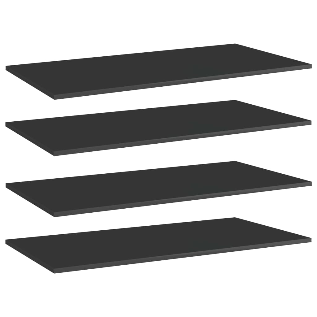 Bücherregal-Bretter 4 Stk. Weiß 40x10x1,5 cm Holzwerkstoff