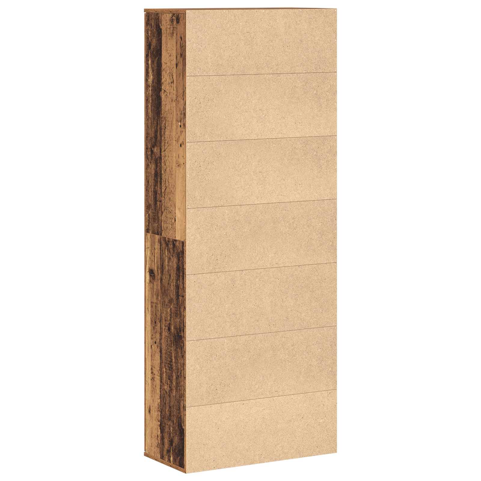 Highboard Weiß 70x35x180 cm Holzwerkstoff