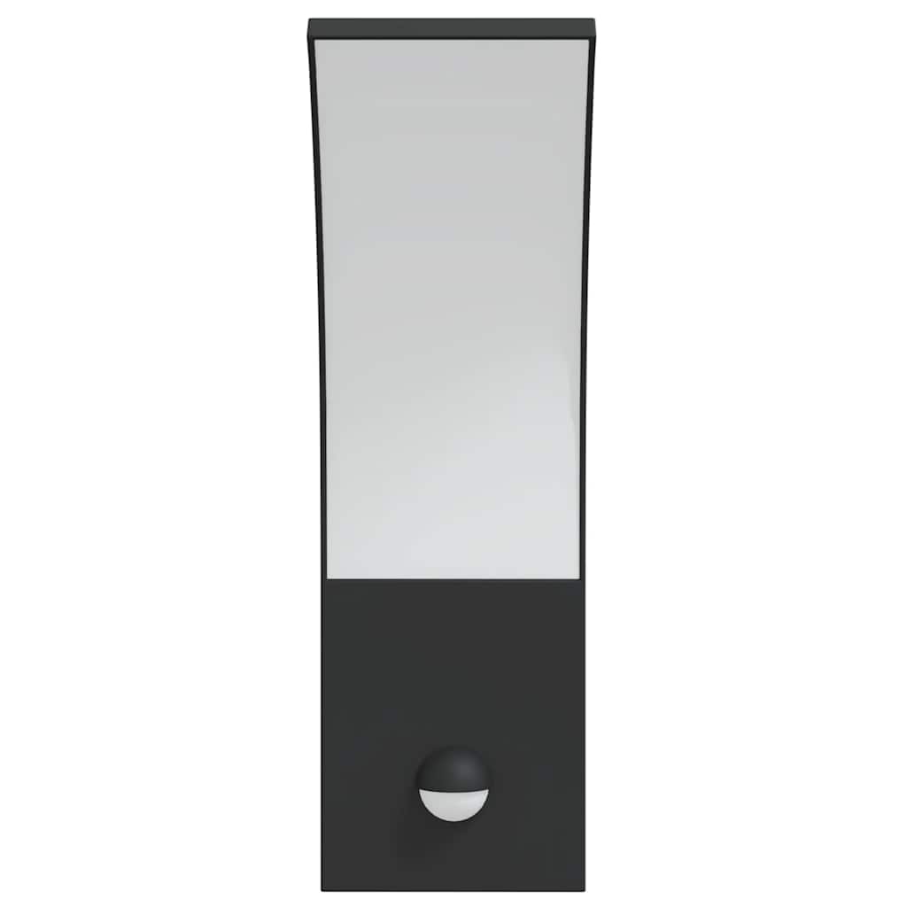LED-Außenwandleuchten 2 Stk. Schwarz Aluminiumdruckguss