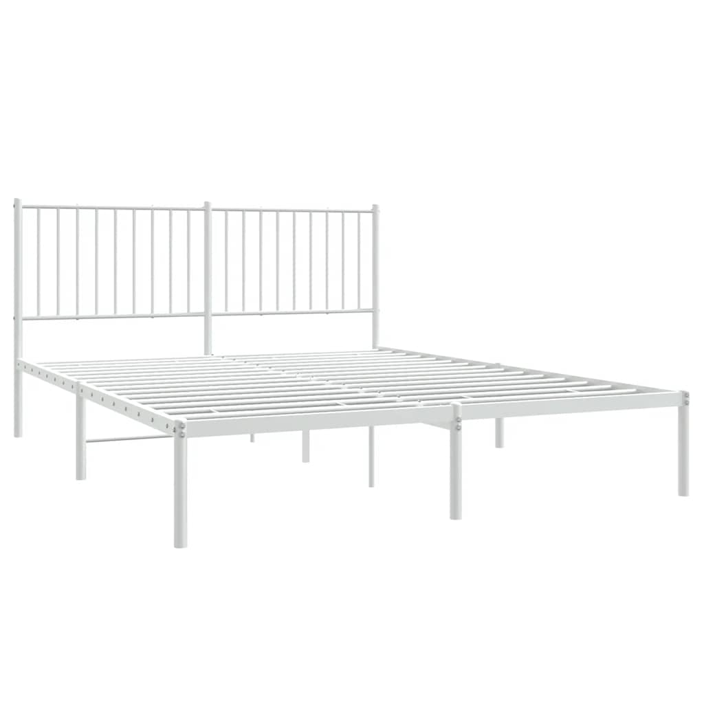 Bettgestell Metall Schwarz 75x190 cm