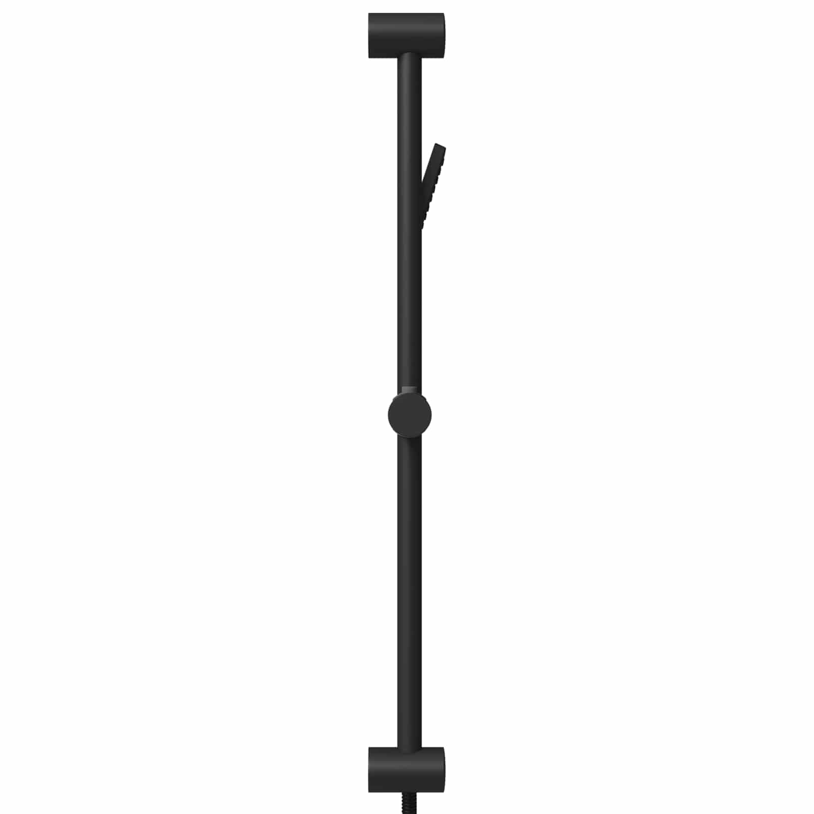 Duschsystem-Set Chrom 70 cm Edelstahl