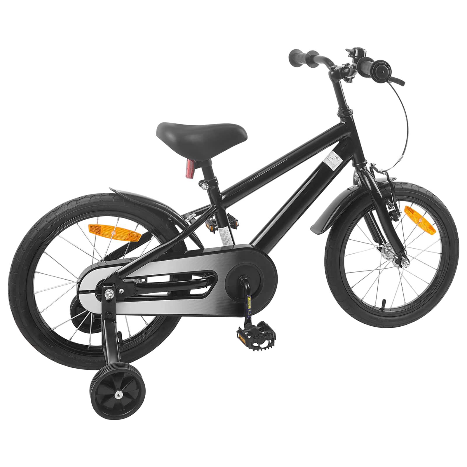 Kinderfahrrad 16 Zoll für 4-6 Jahre alt Grün Schwarz