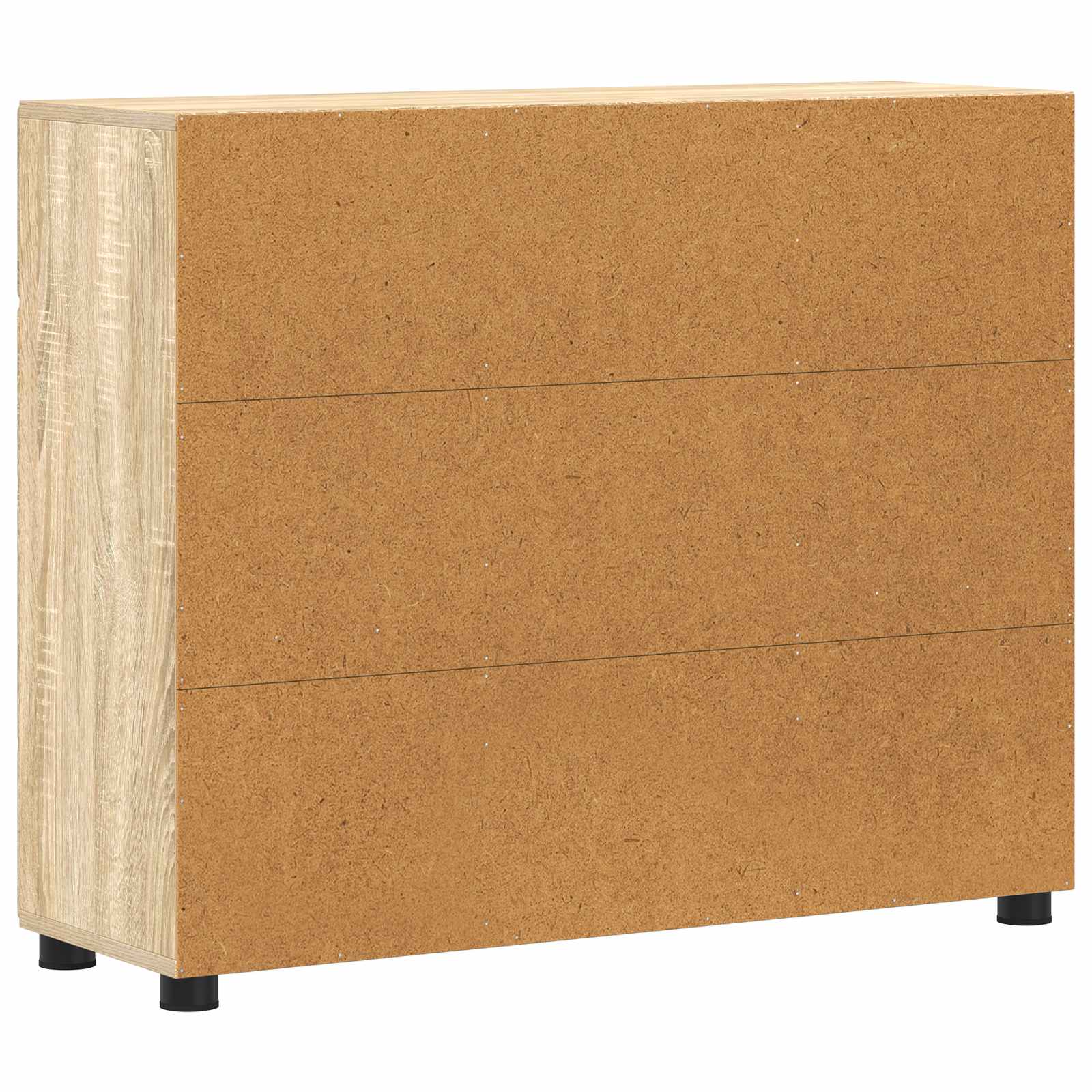 Highboard mit Regal FLORIN Weiß 60 x 35 x 182 cm Holzwerkstoff