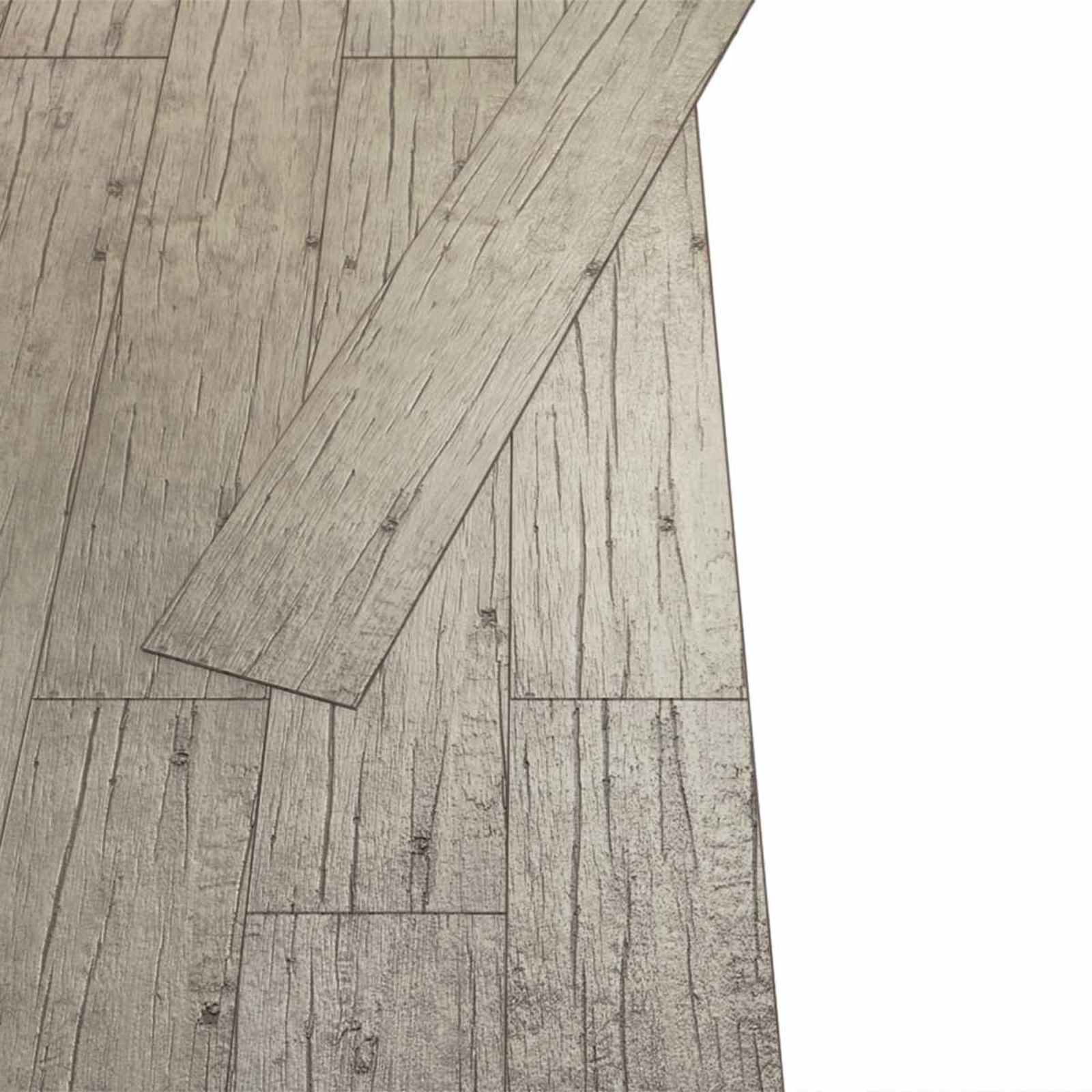 Bodenplanken 36 pcs Walnussbraun 5,02 m² PVC