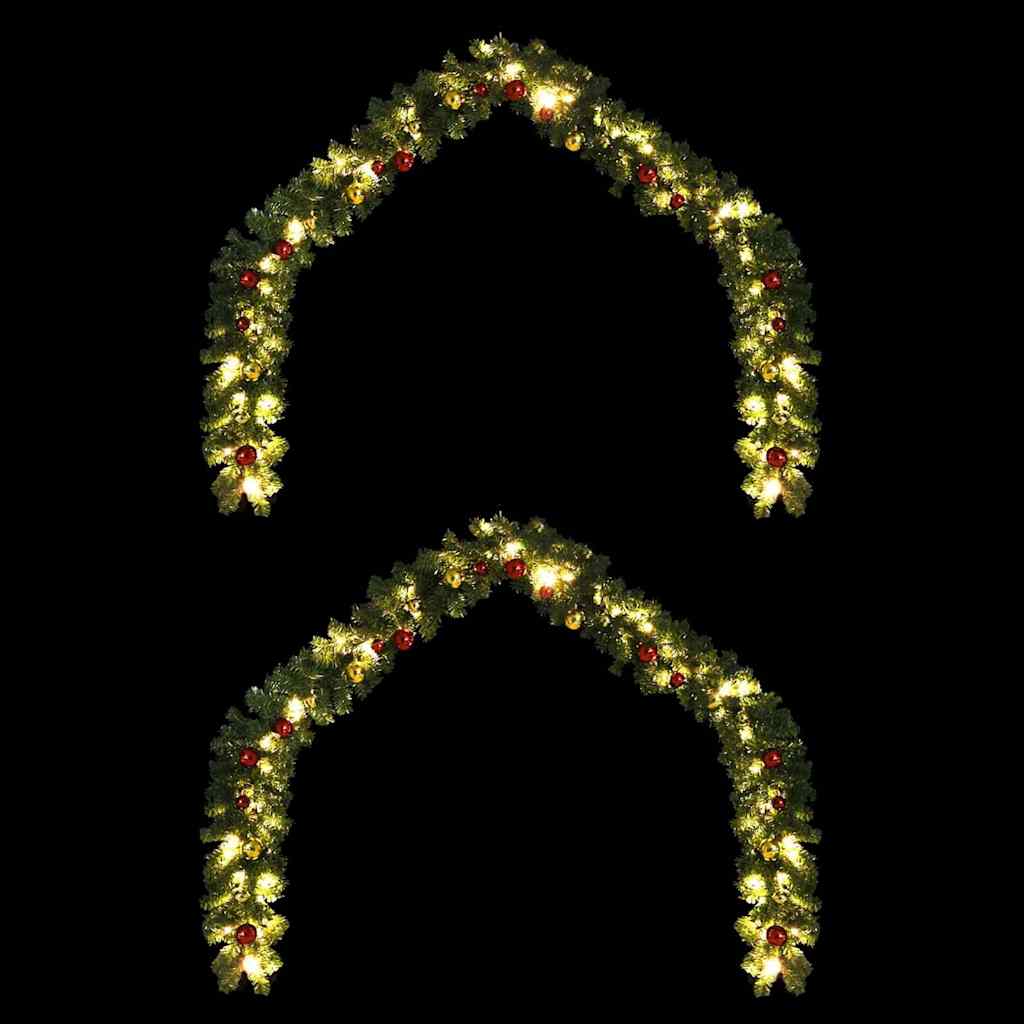 Weihnachtsgirlande mit LED-Leuchten 5 m