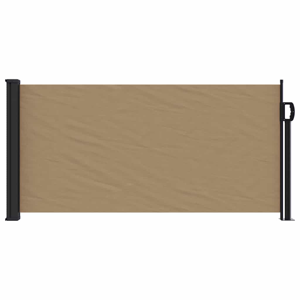 Seitenmarkise Ausziehbar Schwarz 100x300 cm