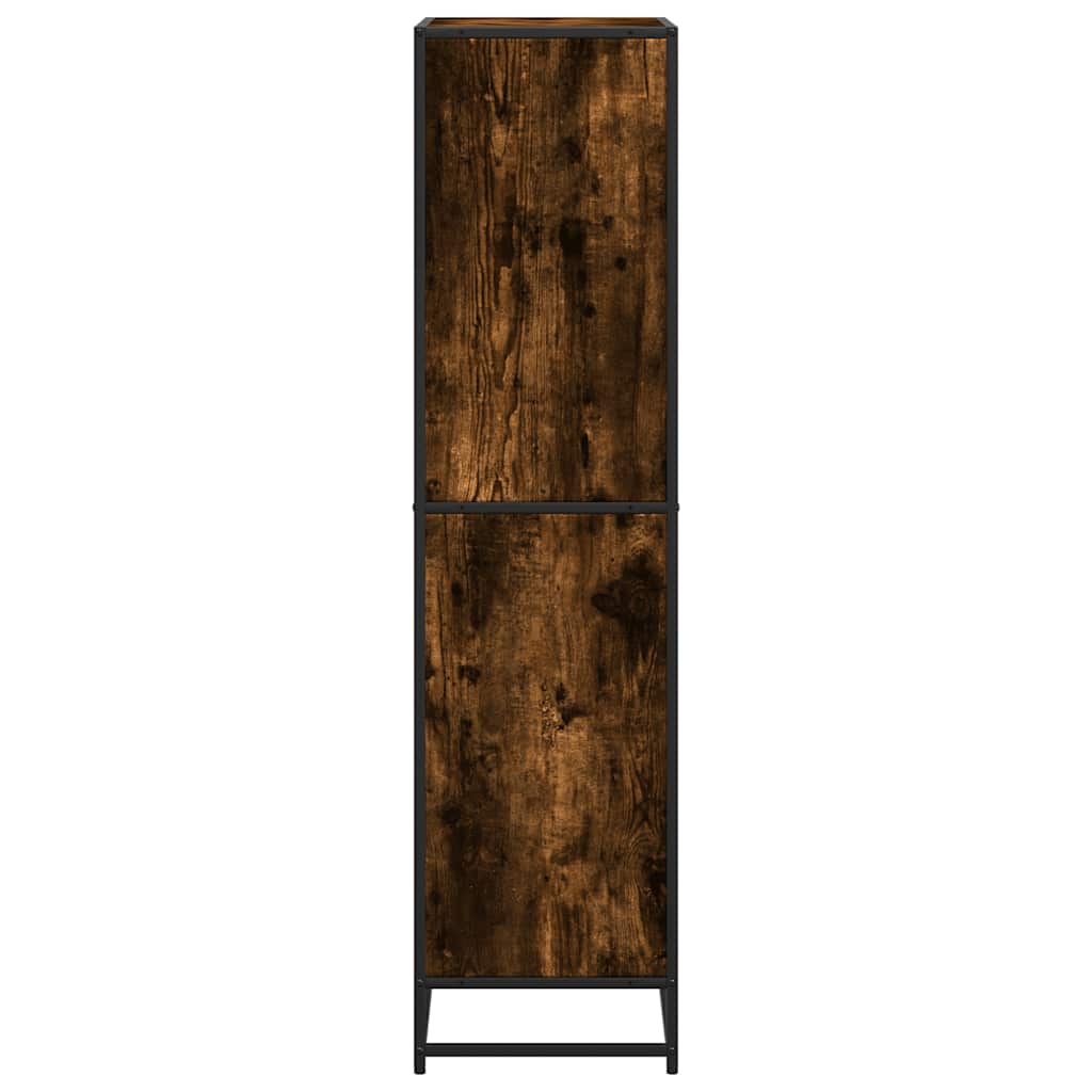 Bücherregal Schwarz 60x35x139 cm Holzwerkstoff