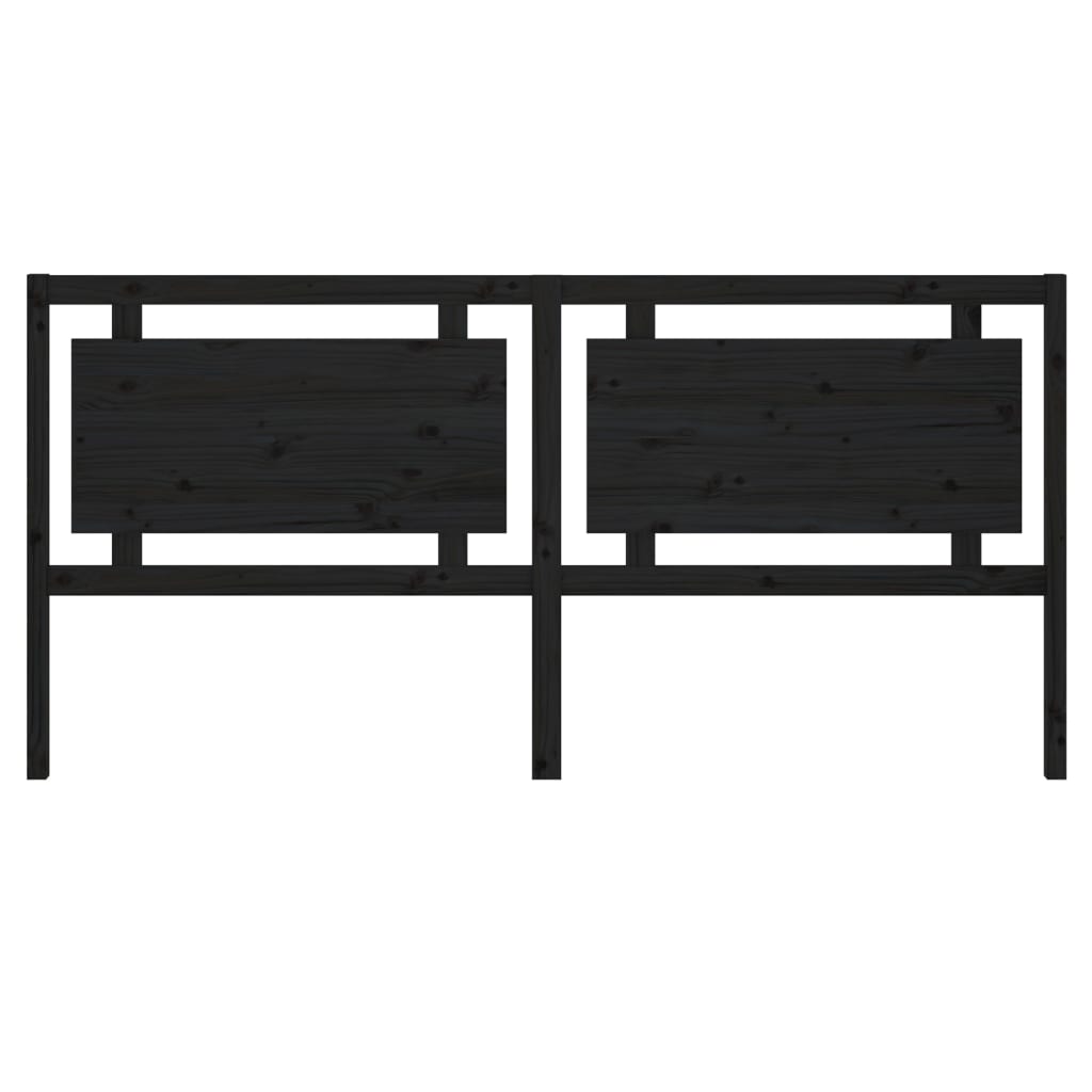 Kopfteil Grau 80,5x4x100 cm Massivholz Kiefer
