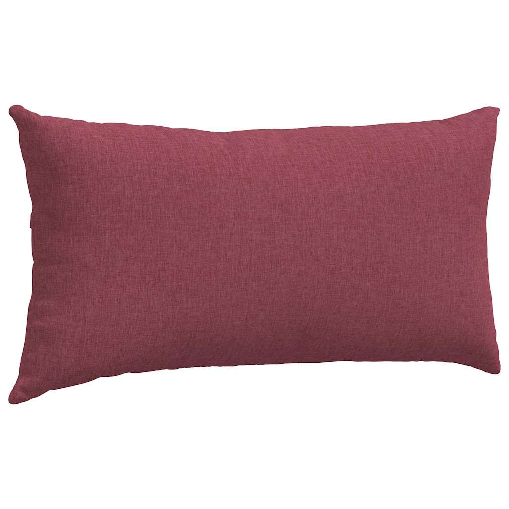 Sofakissen 2 pcs Hellgrau 50 x 30 cm Stoff