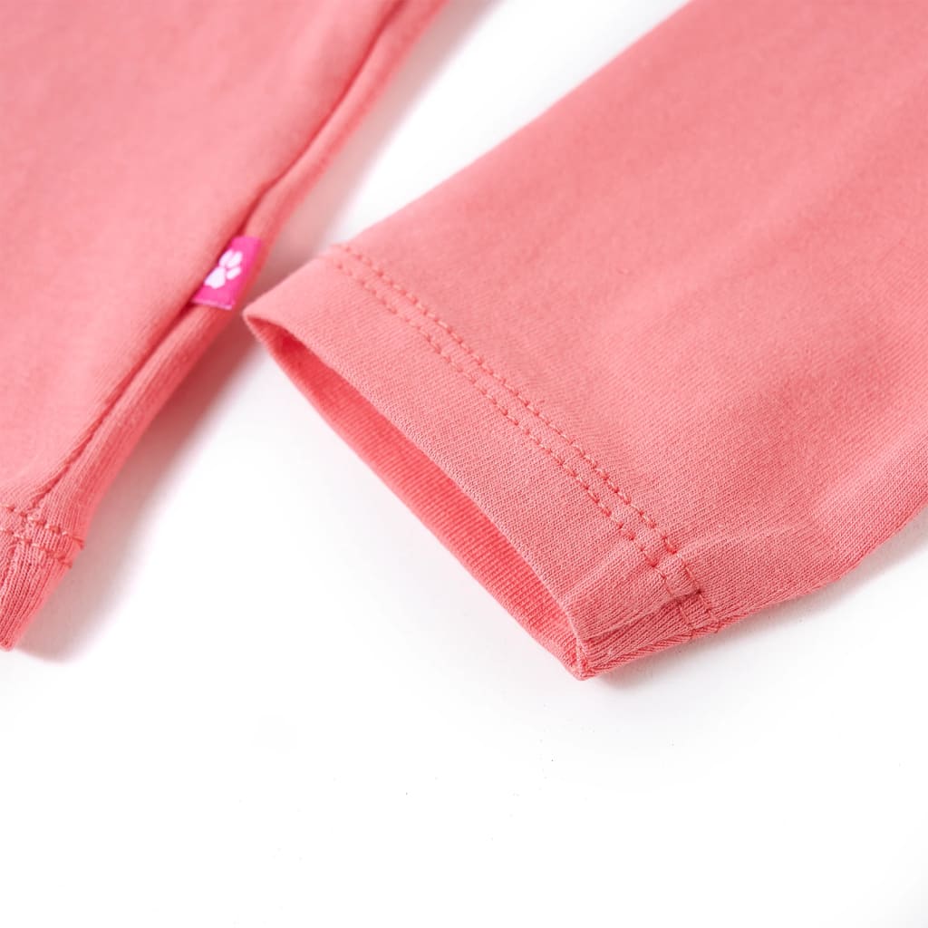 Kinder-Langarmshirt Rosa 116