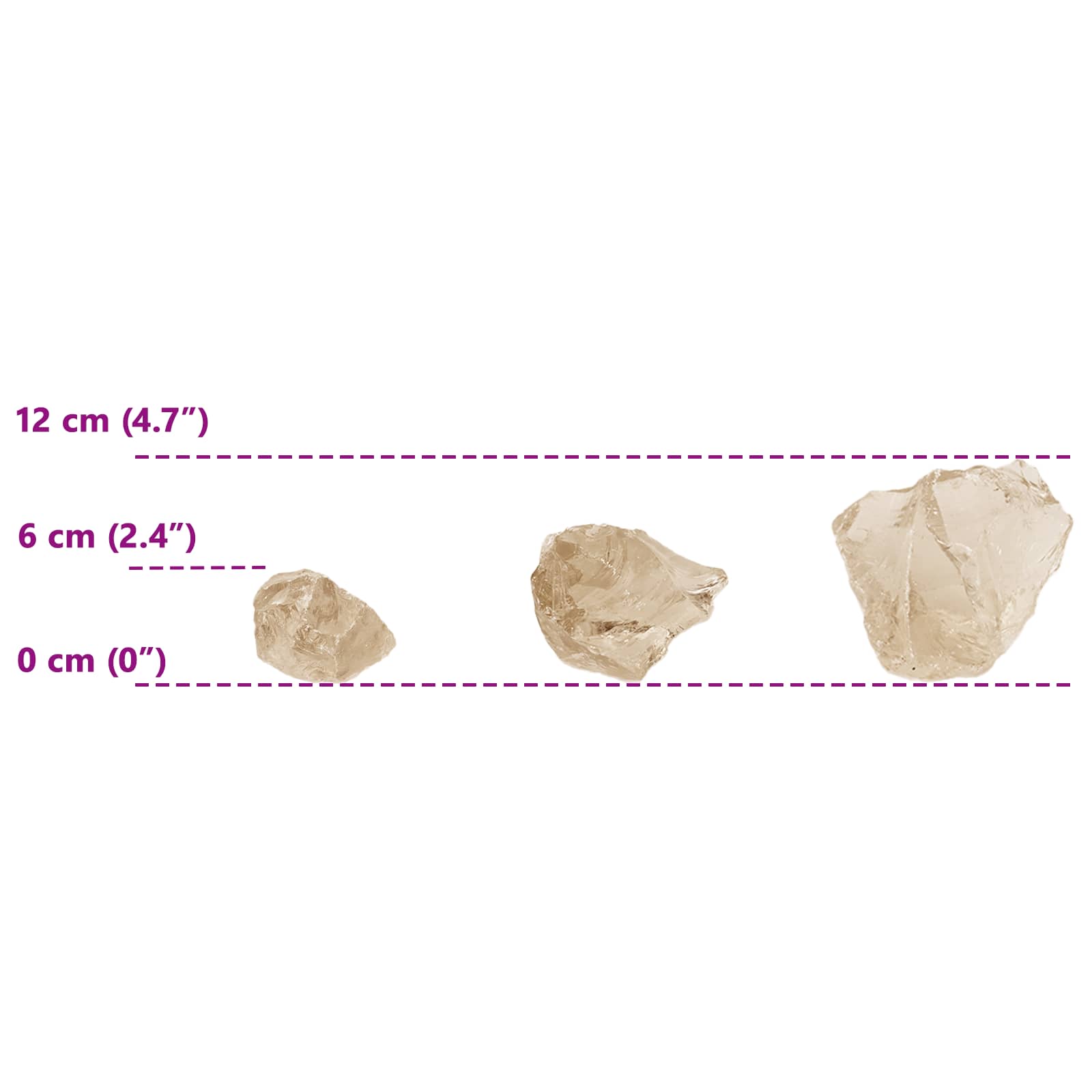 Gabionensteine aus Glas Grün 60-120 mm 25 kg