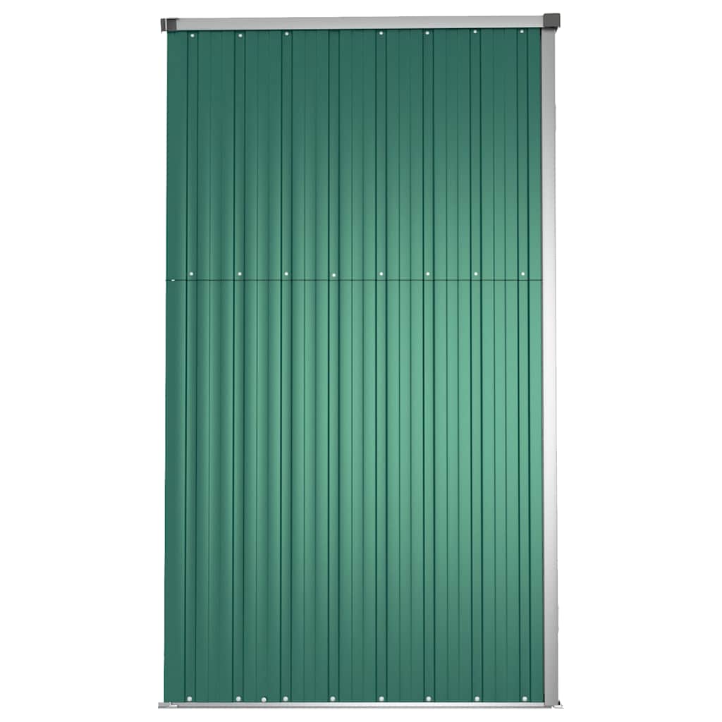 Gerätehaus Grün 88x89x161 cm Verzinkter Stahl
