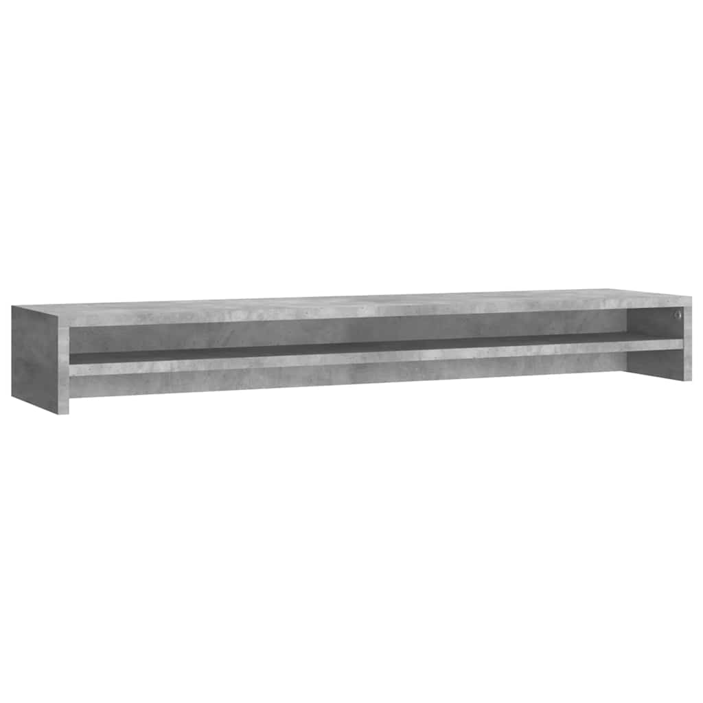 Monitorständer Weiß 100x24x13 cm Holzwerkstoff