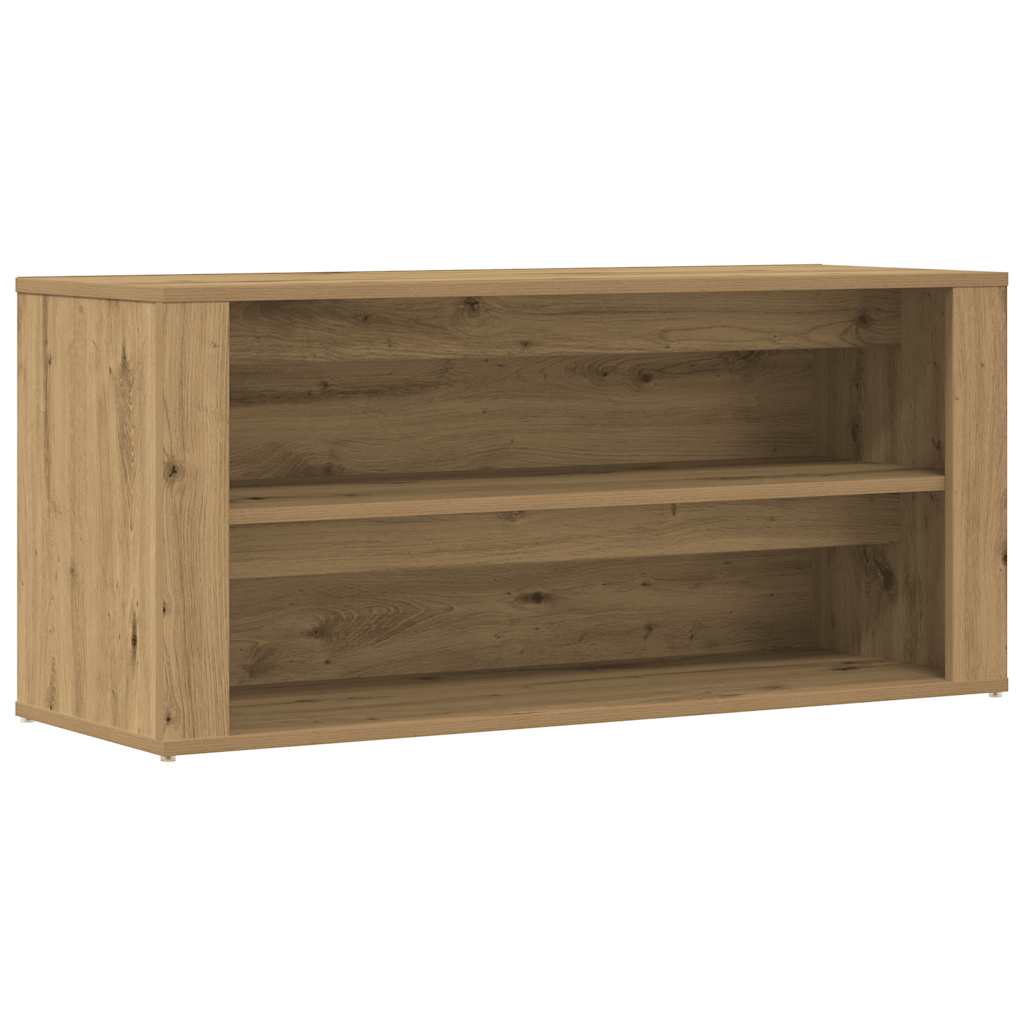 Schuhregal Weiß 100x35x45 cm Holzwerkstoff