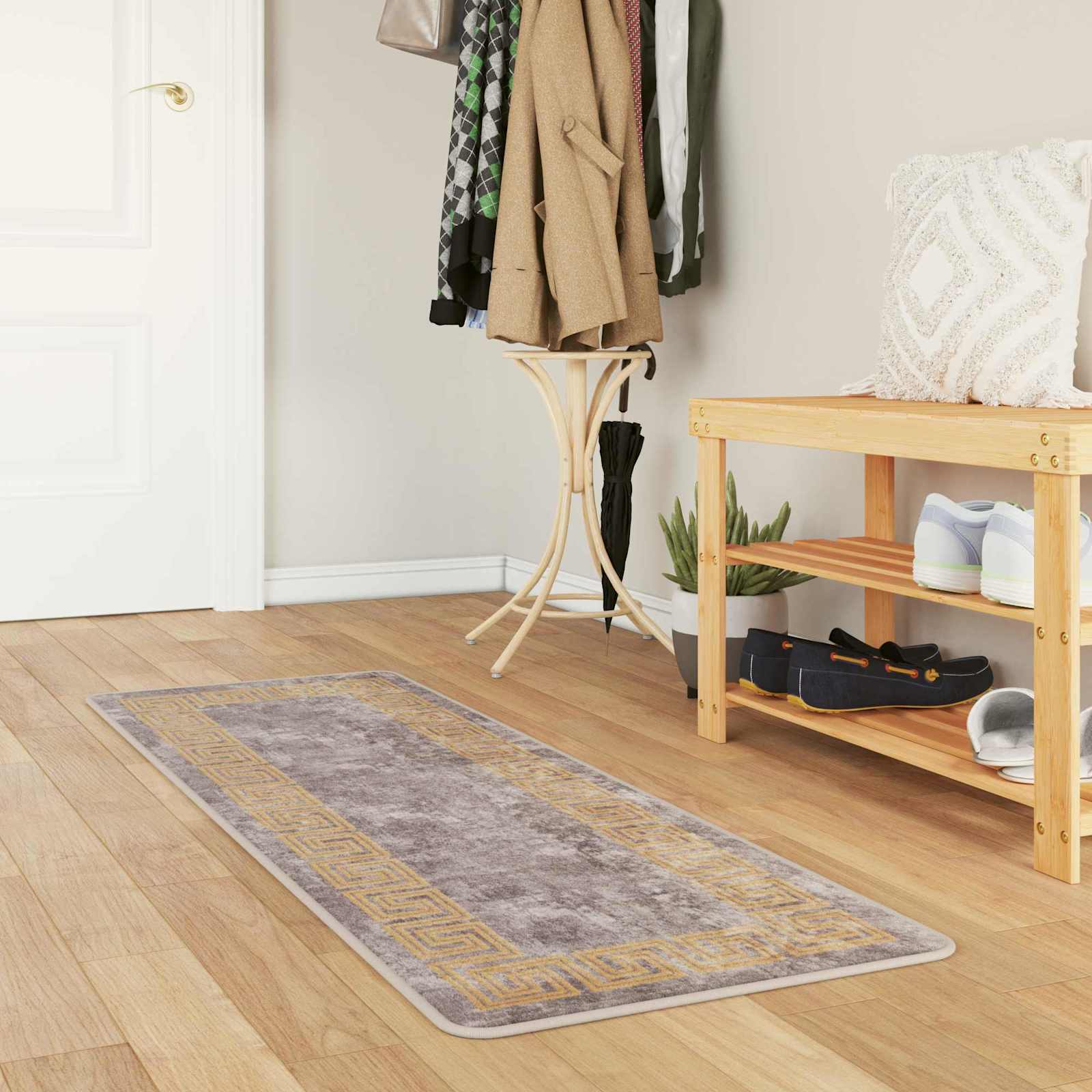 Teppich Waschbar Mehrfarbig 160x230 cm