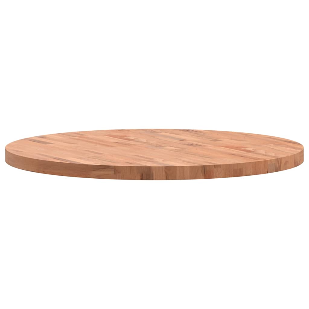 Tischplatte Ø30x1,5 cm Rund Massivholz Buche