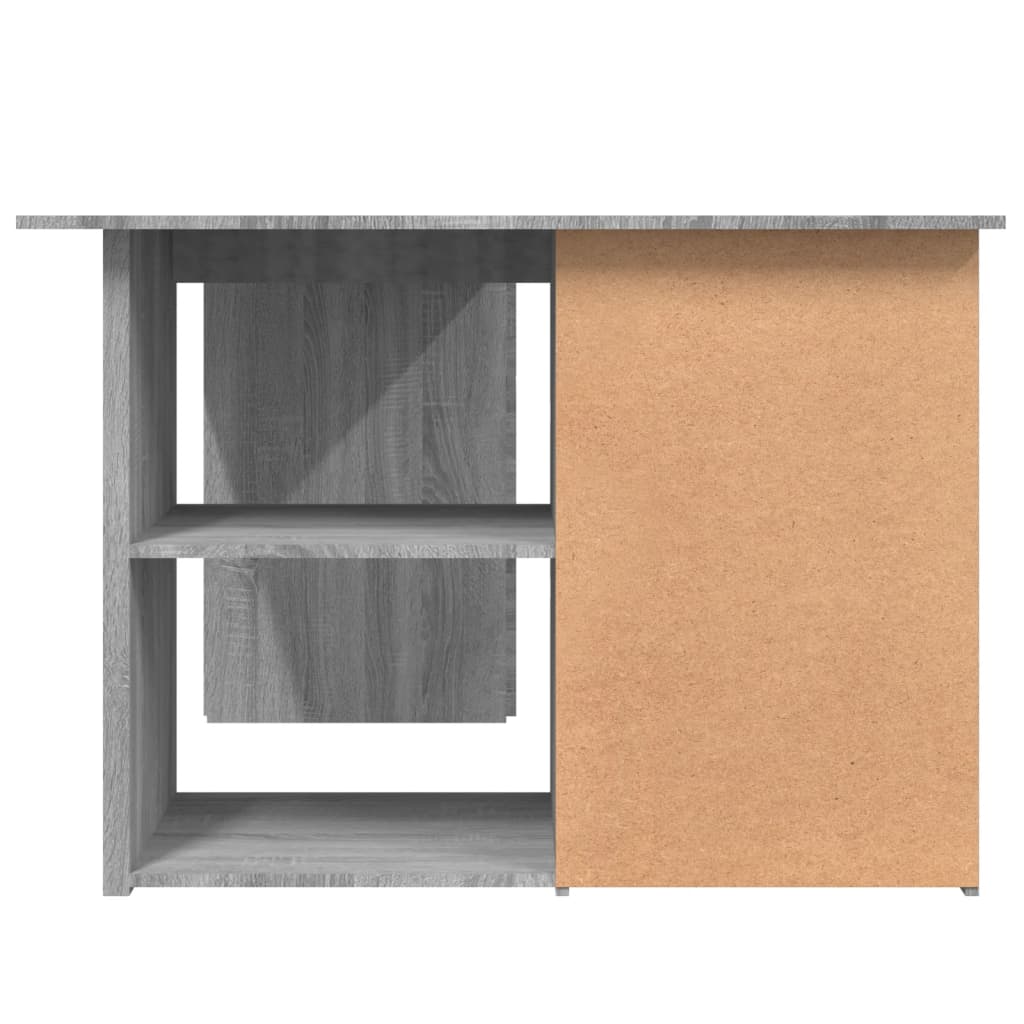 Eckschreibtisch Weiß 145x100x76 cm Holzwerkstoff
