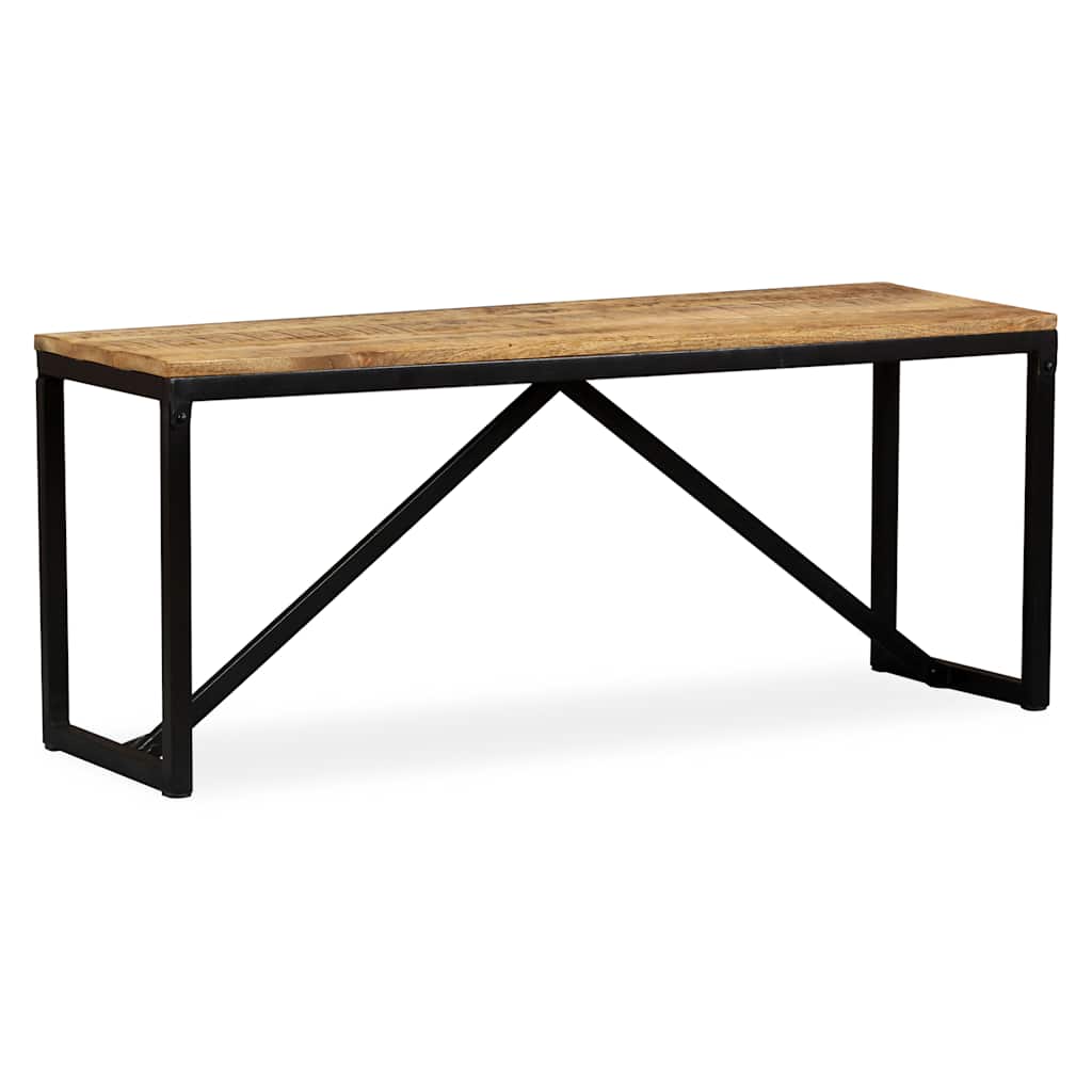 Sitzbank Massivholz 110x35x45 cm