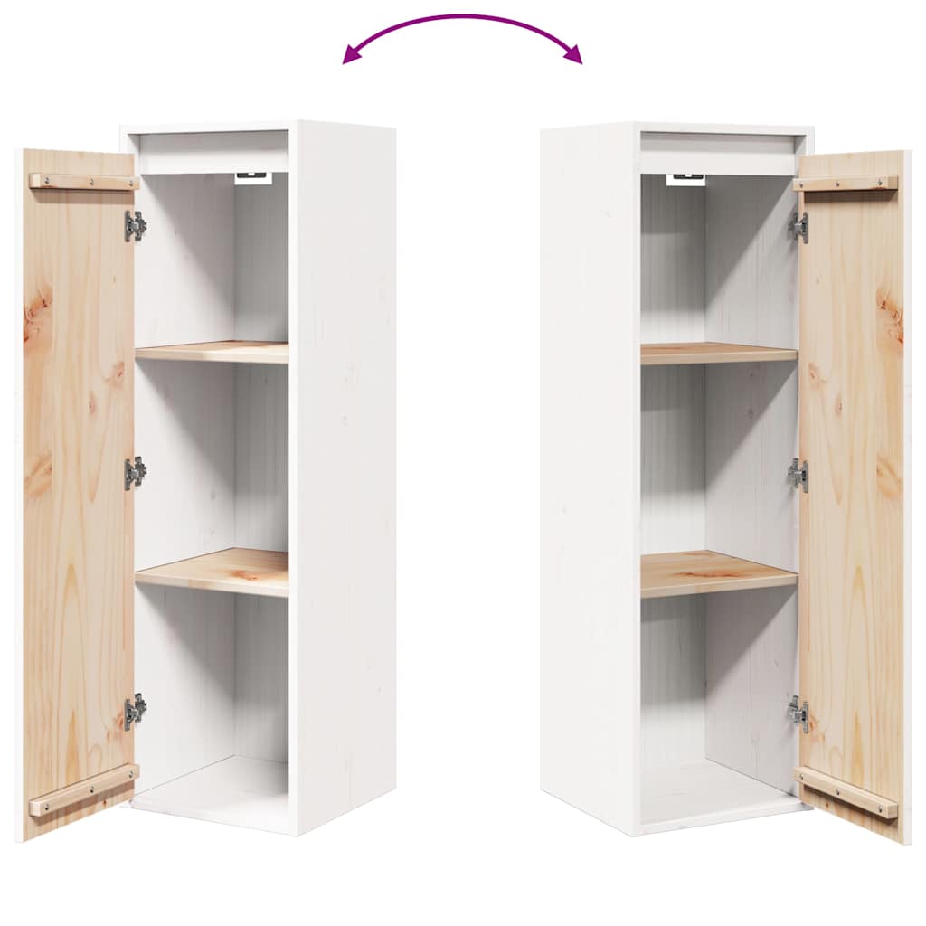 Wandschrank 30x30x100 cm Massivholz Kiefer