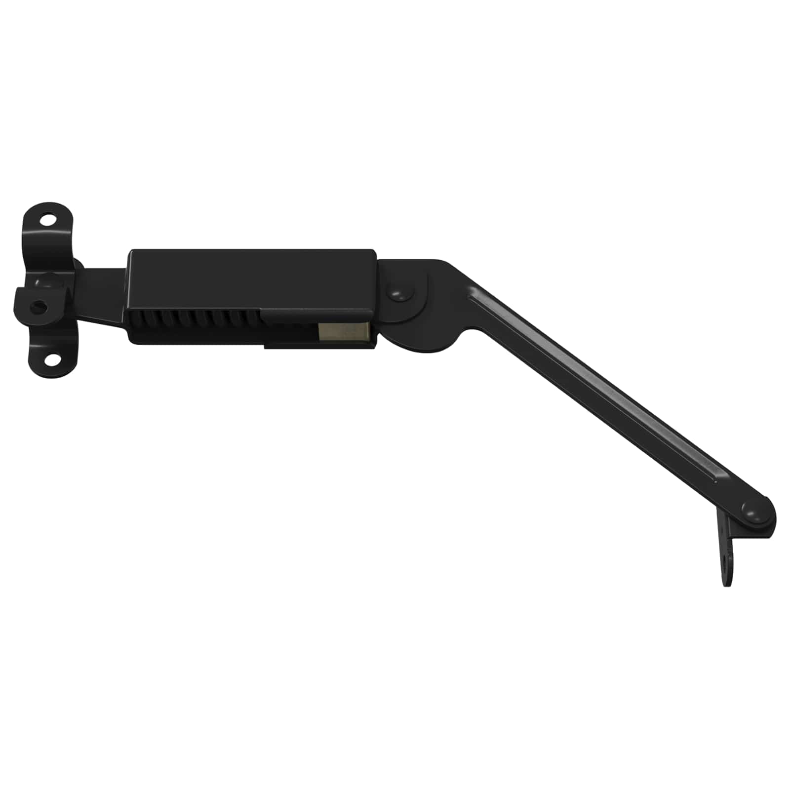 Deckelstützscharnier 2 pcs Schwarz 192 x 32 x 50 mm Stahl