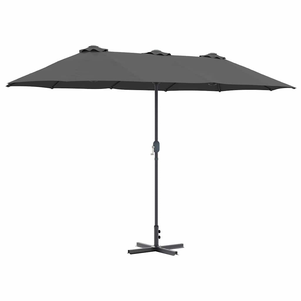Garten-Sonnenschirm Sand 370 x 197 x 239 cm