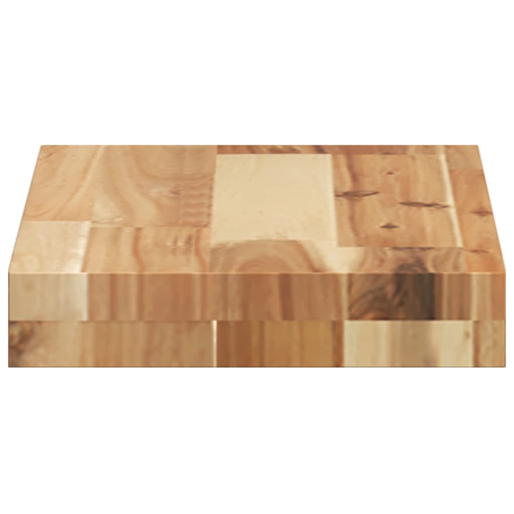 Tischplatte 40x20x2 cm Rechteckig Massivholz Akazie