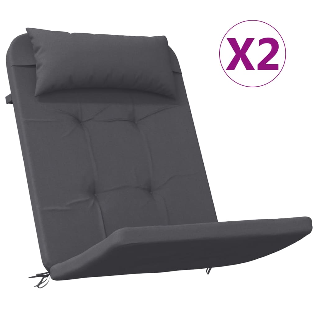 Adirondack-Auflagen 2 Stk. Hellblau Oxford-Gewebe