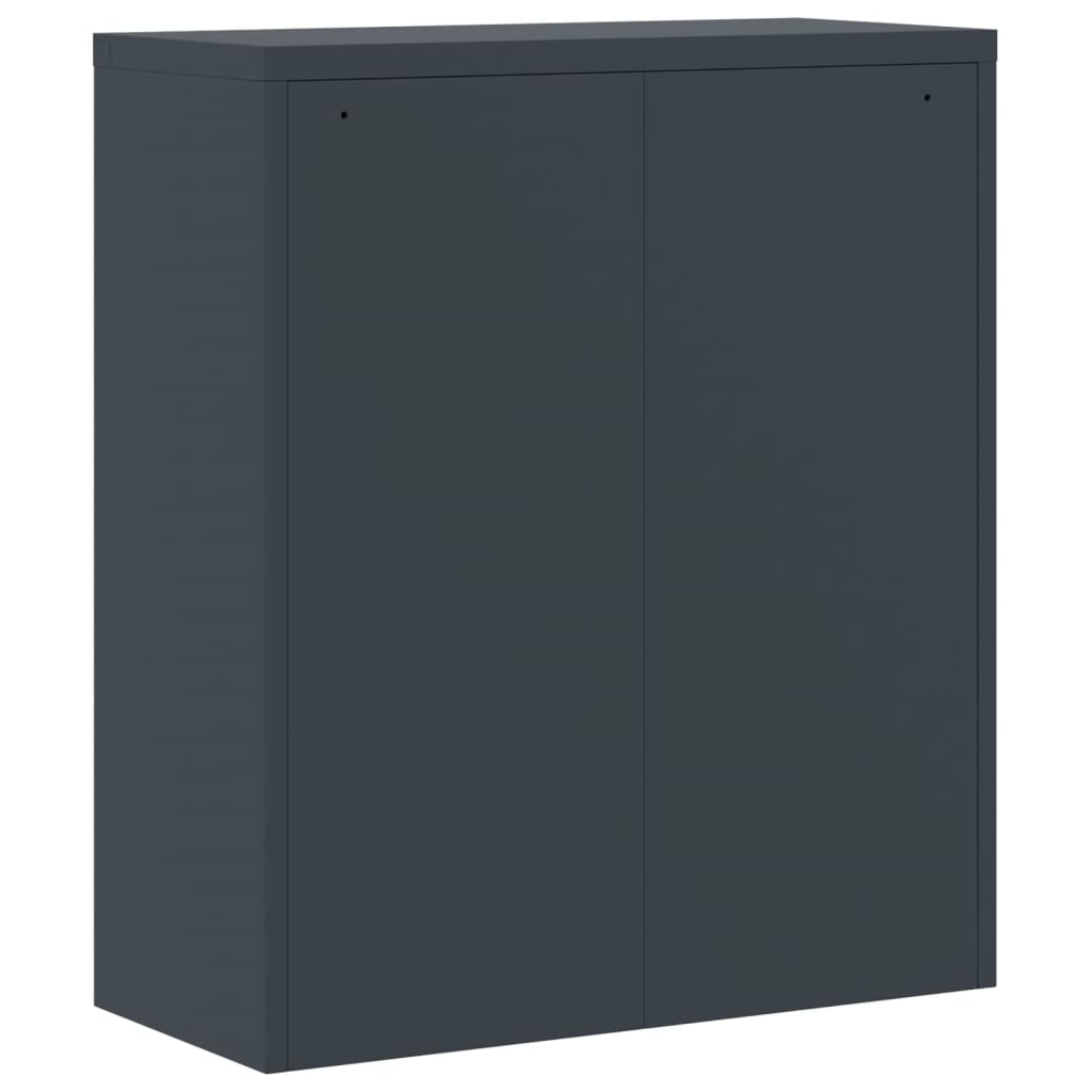 Aktenschrank Weiß 90x40x110 cm Stahl