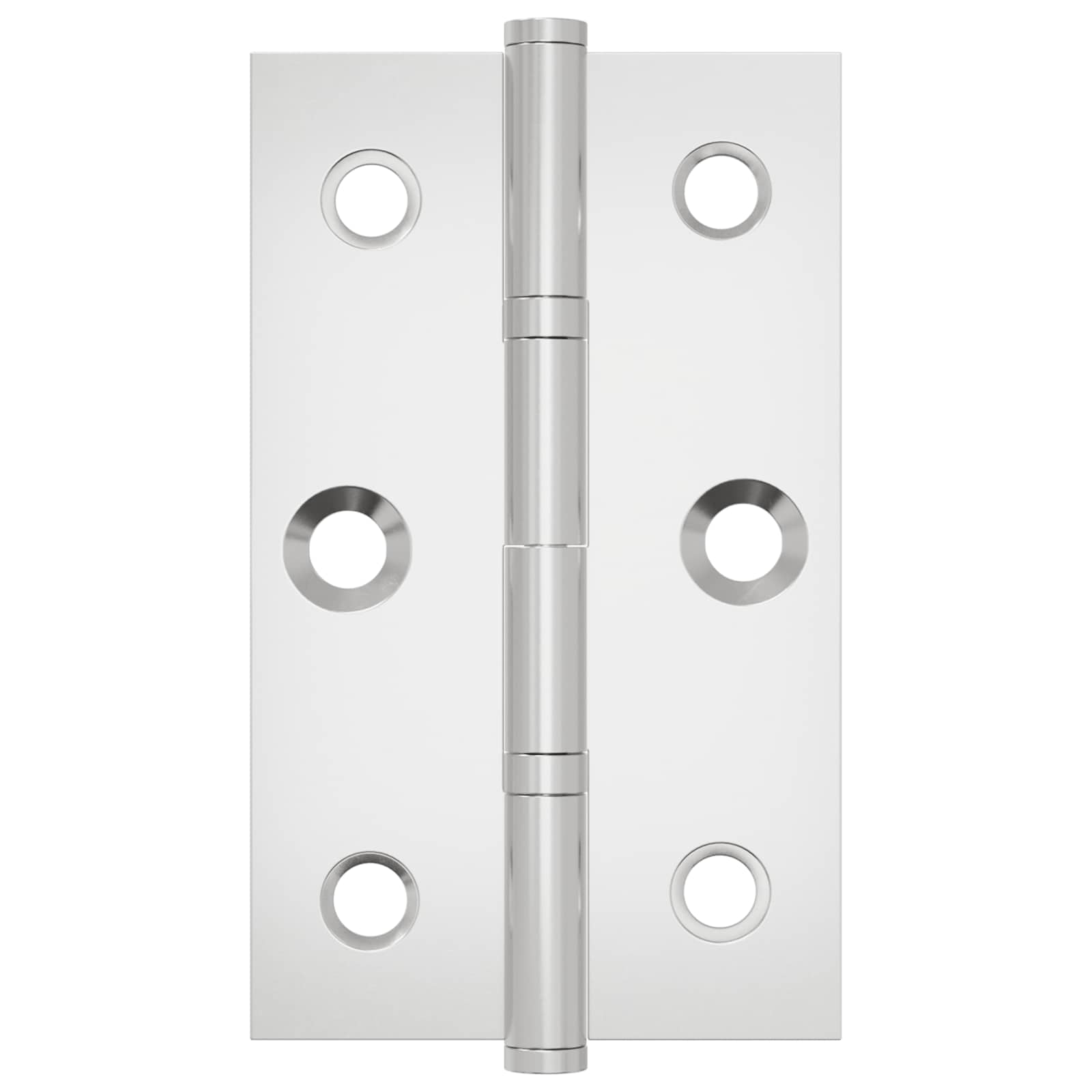 Scharnier Uni 2 pcs Silber 58 x 35 x 1 mm Stahl