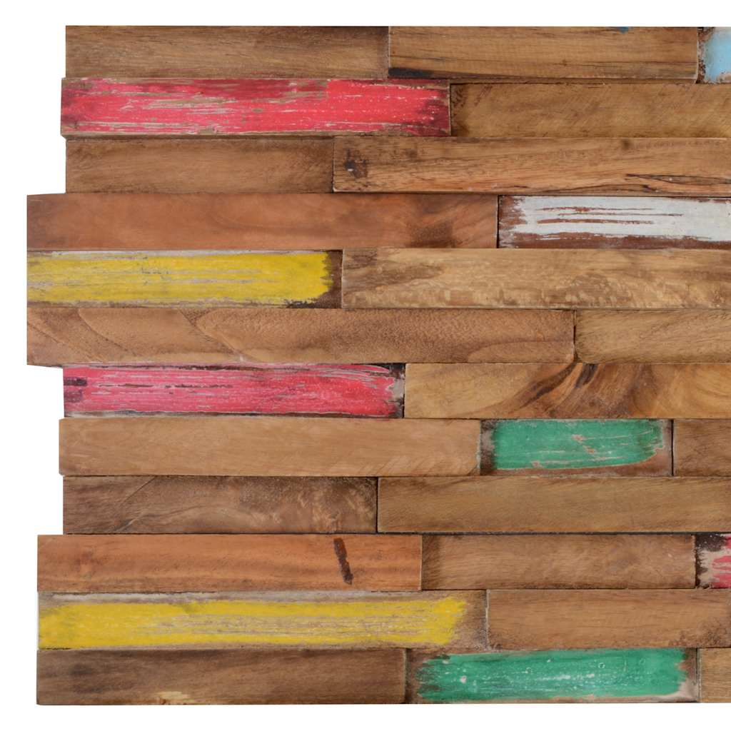 Wandplatten 10 Stk. 1,03 m² Massivholz Teak