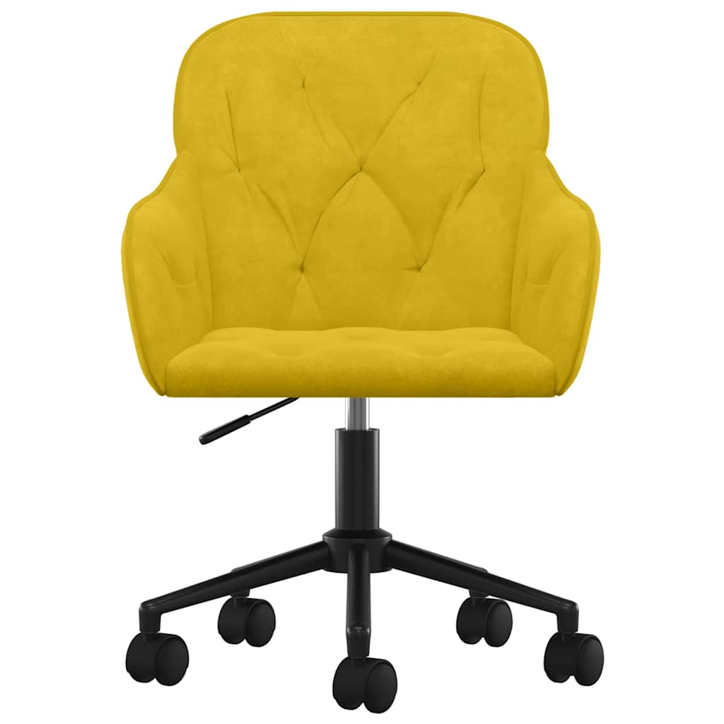 Bürostuhl Drehbar Dunkelgrün Samt