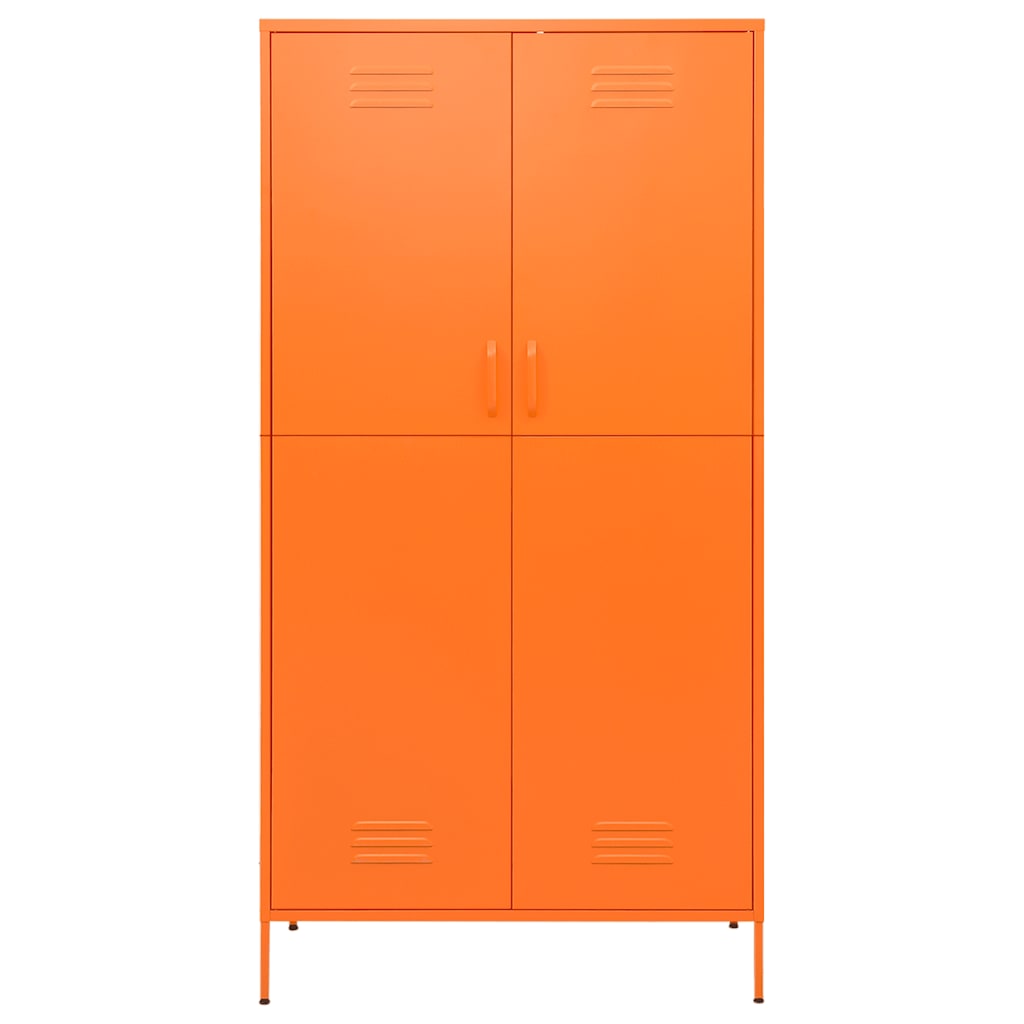 Kleiderschrank Olivgrün 90x50x180 cm Stahl