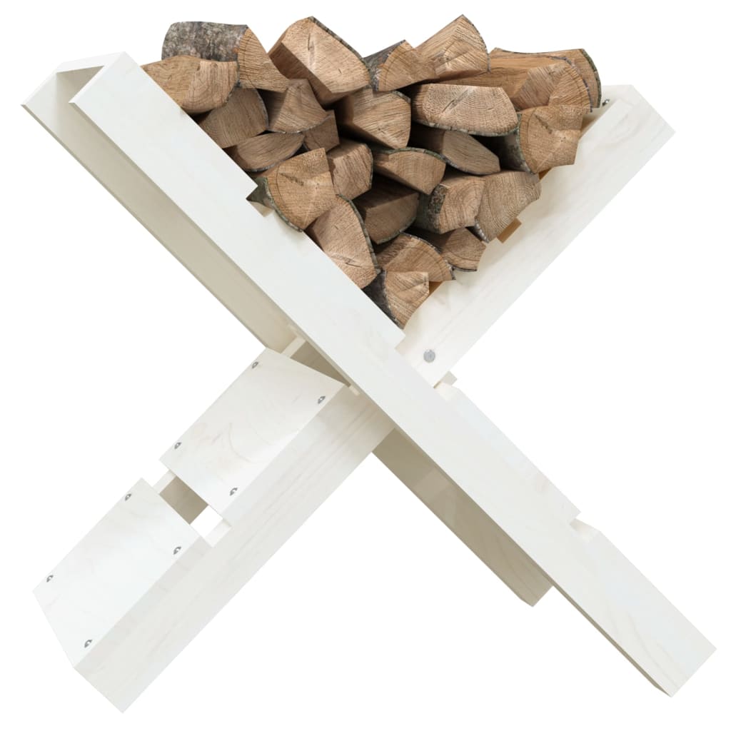 Kaminholzhalter 47x39,5x48 cm Massivholz Kiefer