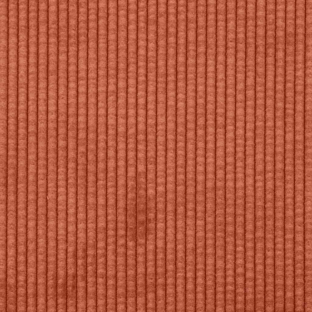 Chaiselongue mit Kissen Hellgrau Cordstoff