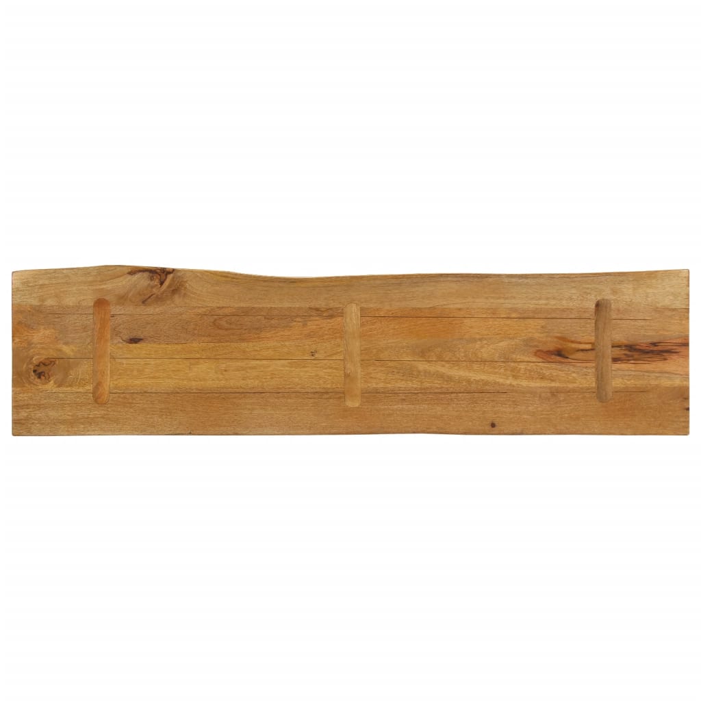 Tischplatte 40x40x2,5 cm Rechteckig Massivholz Akazie Baumkante