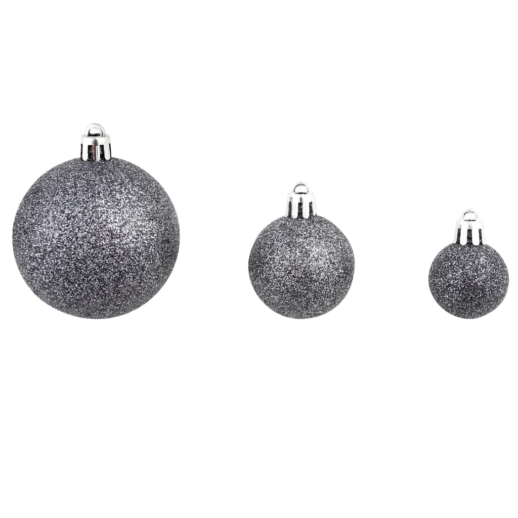 100-tlg. Weihnachtskugel-Set Weiß