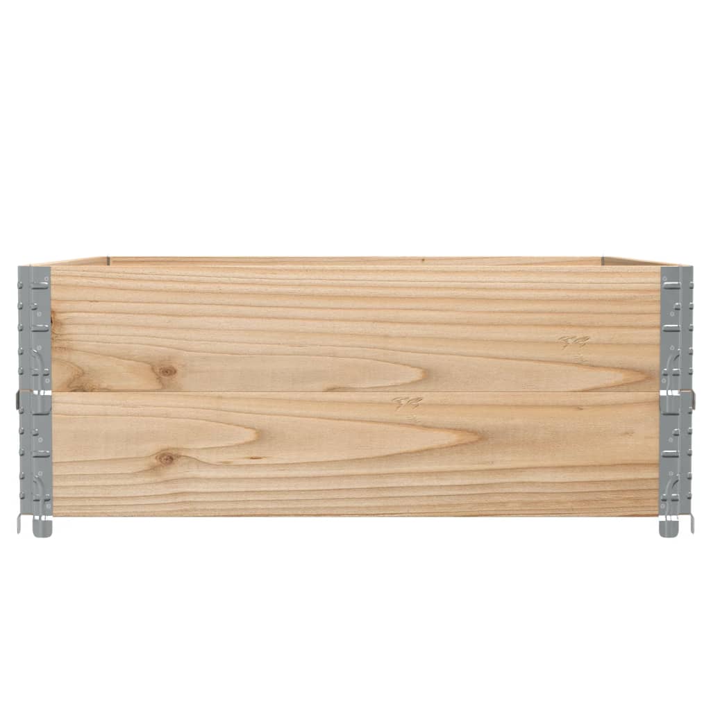 Pflanzkasten Grau 150x100 cm Massivholz Kiefer
