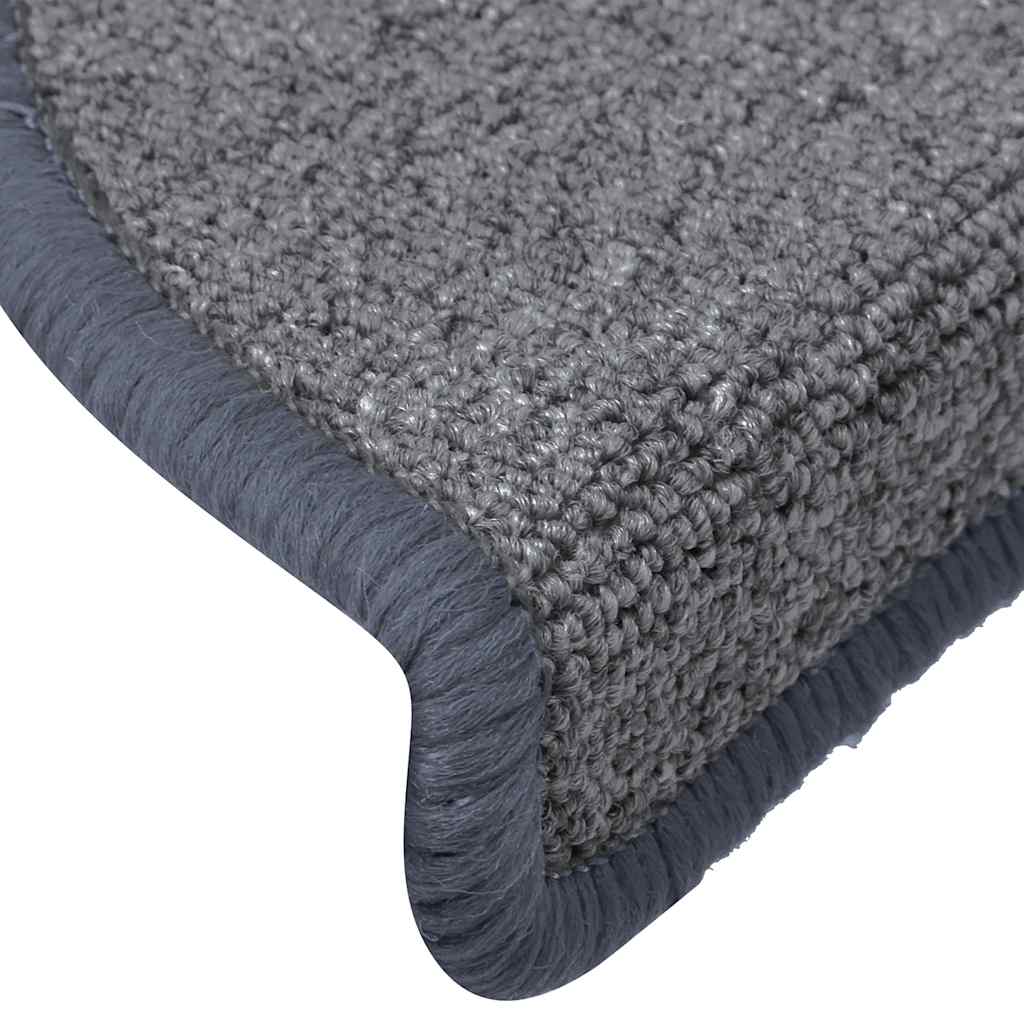 Stufenmatten 15 Stk. 56x17x3 cm Anthrazit Halbrund