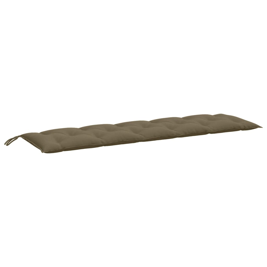 Gartenbank-Auflage Melange Anthrazit 100x50x7 cm Stoff